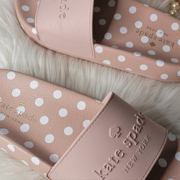 Kate Spade Women's Slides Size:6b DUSTY PINK new - Picture 5 of 6